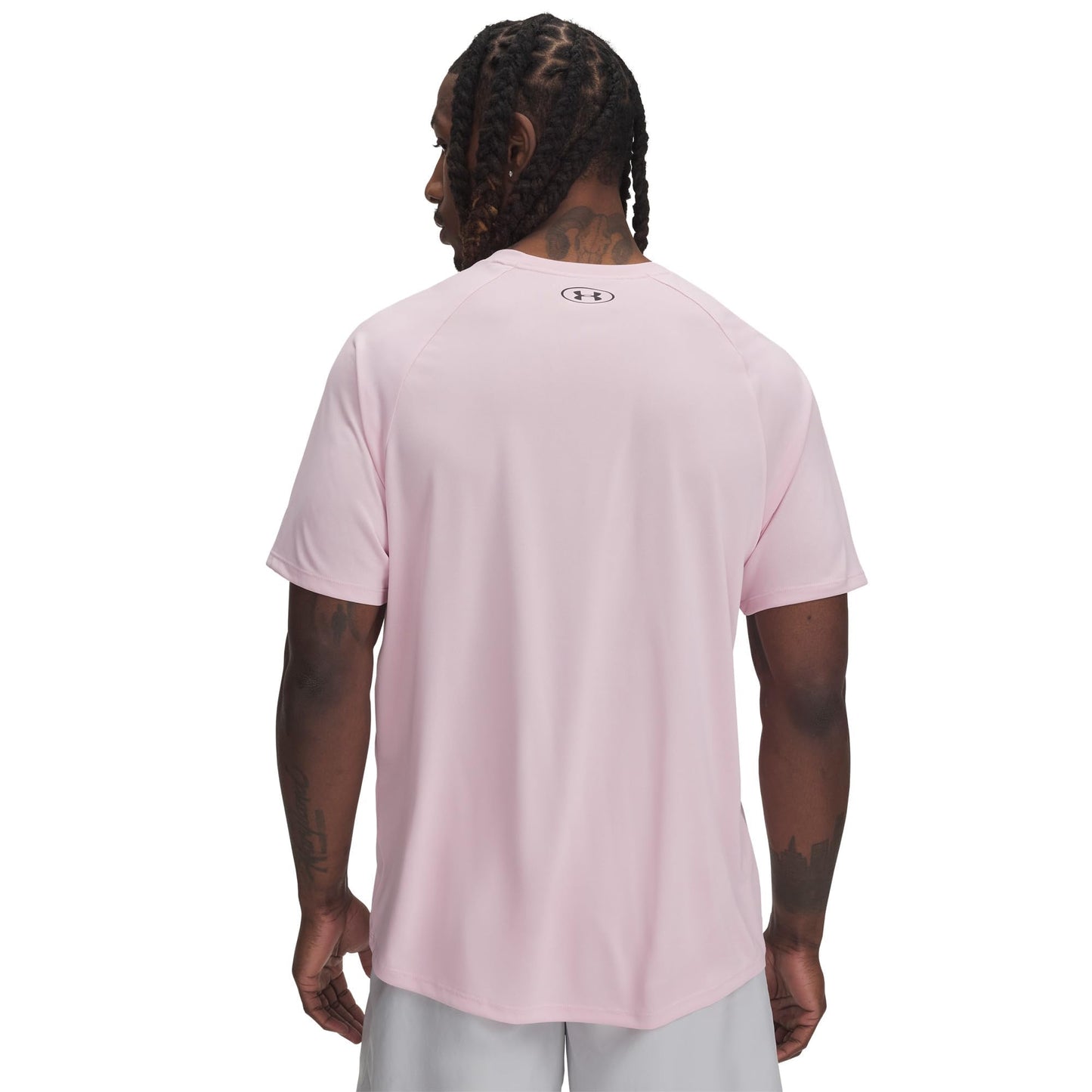 Under Armour Men's Tech 2.0 Short-Sleeve T-Shirt, (647) Prime Pink / / Black, Large