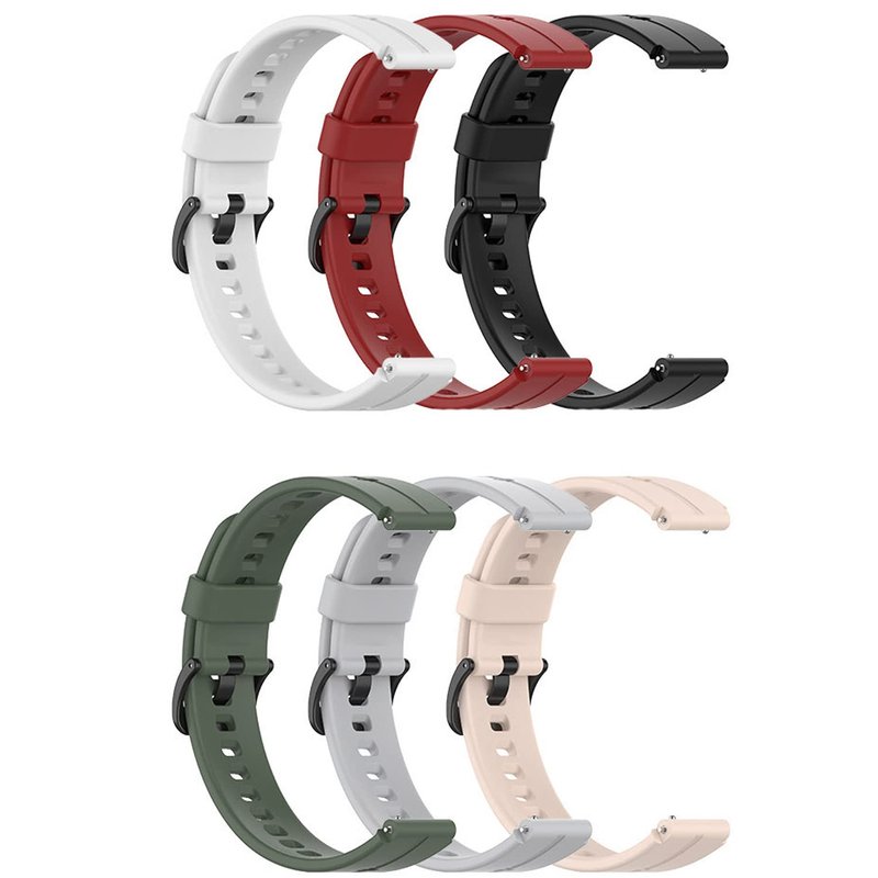 FitTurn 6pack Compatible with Huawei Watch Fit Mini Bands, Replacement Straps Silicone Bands Bracelet Watch Band Accessory Band for Huawei Watch Fit Mini Smartwatch