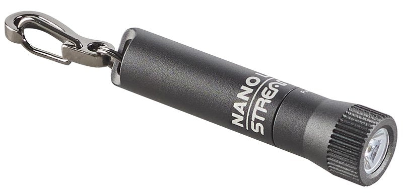 Streamlight 73020 Nano Light II 20-Lumens Miniature Keychain LED Flashlight with AAAA Alkaline Battery, Black