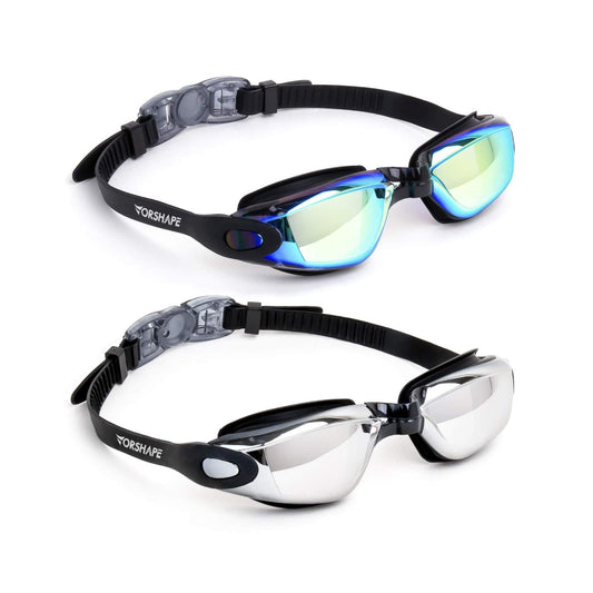 Vorshape Swim Goggles Pack of 2 Swimming Goggle No Leaking Adult Men Women Youth