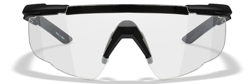 Wiley X Saber Advanced Shooting Glasses ANSI Z87.1+ Safety Sunglasses for Men and Women, UV and Eye Protection for Hunting and Shooting Matte Black Frames, Smoke Grey and Clear Lenses, Ballistic Rated