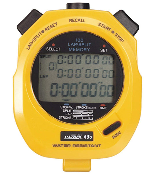 Ultrak 495 100 Lap Memory Timer (2-Pack), Yellow