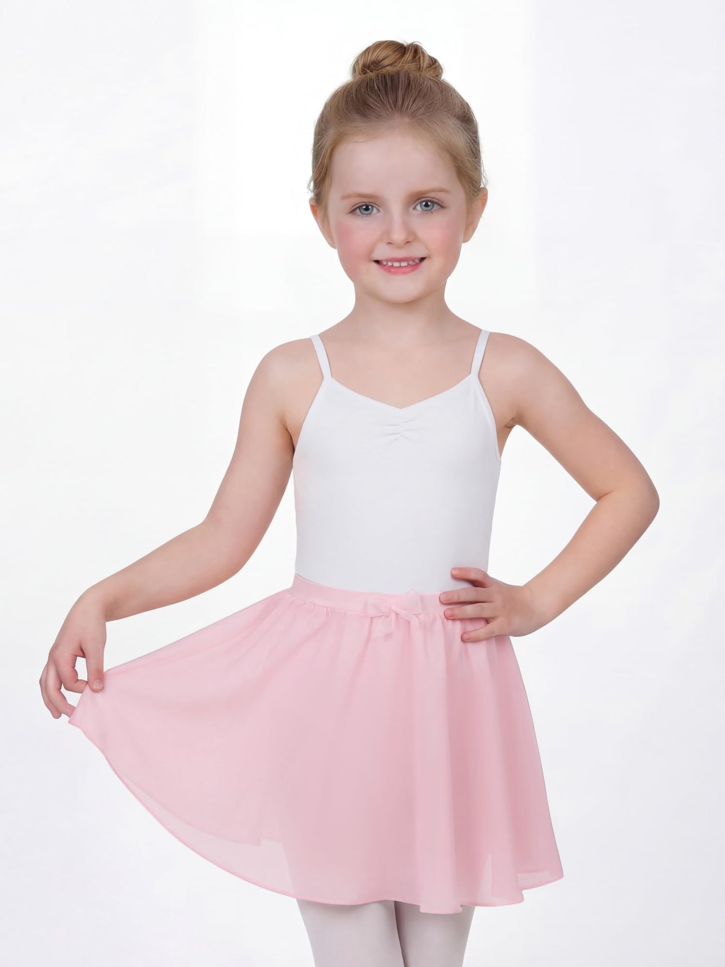 Stelle Girls Ballet Skirt Chiffon Wrap Dance Skirt Mesh Pull Skirt(BP,2-4T)