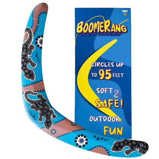 Boomerang for Adults and Kids, Boomerangs for Outdoor Sports & Games, Good Choice for Family activies, for Boys and Girls, Easy to Throw, EVA Foam, Different with Wooden Boomerang