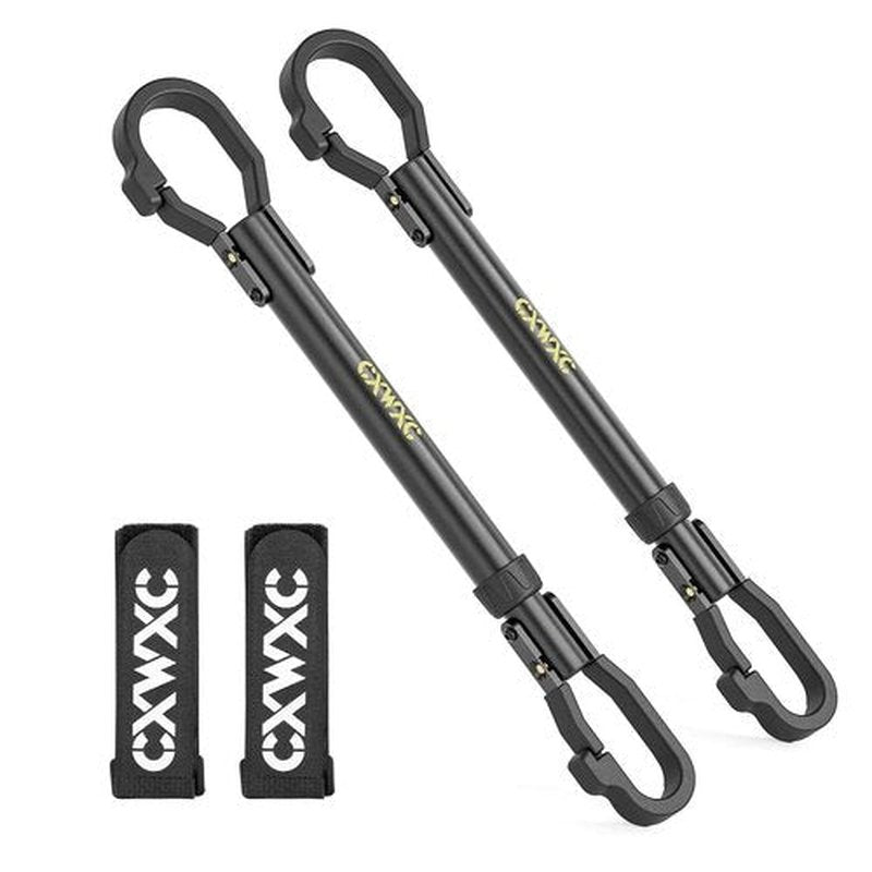 Bike Crossbar Adapter for Bike Rack (32kg/70lbs) - Top Tube Cross-Bar Adjustable - Bicycle Bike Adapter Bar for Low-Step Step-Through Bikes, BMXs, Ladies and Kids Bikes (2 PCS)