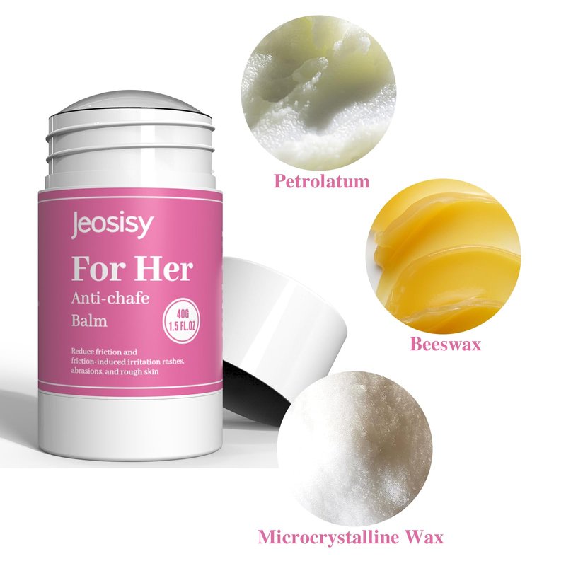 Anti Chafing Stick-Anti Chafe Balm Cream Anti Chafing Friction Defense Stick for Thighs, Chest, Arms, Feet, Elbows，Great Gifts for Women and Men