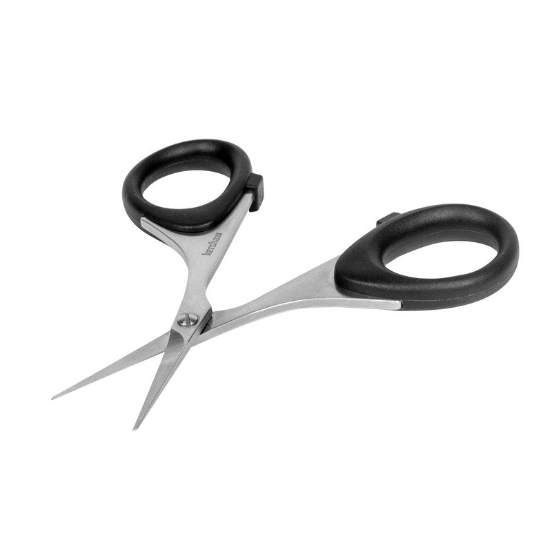 Kershaw Skeeter 3 Precision Fine Tip Scissors, Black, Stainless Steel Blades, Multi-Purpose Scissors for Fly Tying and Trimming, for Cutting Deer Hair, Wire and Tinsel