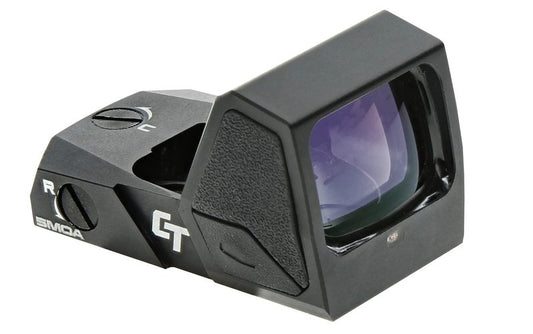 Crimson Trace RAD Open Reflex Pistol Sight with 5 MOA LED Green Dot Reticle, Adjustable Brightness, and Auto Shut-Off Function for Full Size Handguns, Defensive Shooting and Competition,Black
