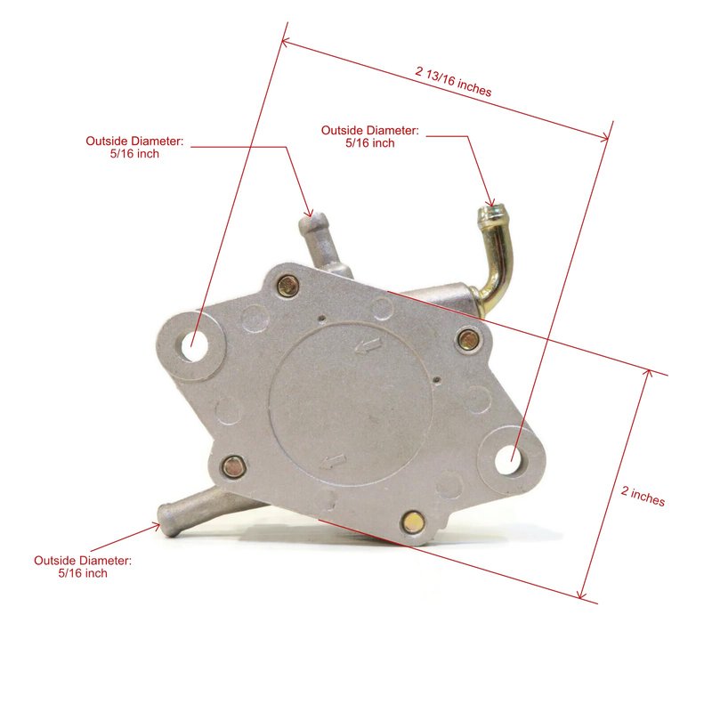 The ROP Shop Fuel Pump for 1987-2008 Club Car DS Series Golf Cart with Kawasaki Engine