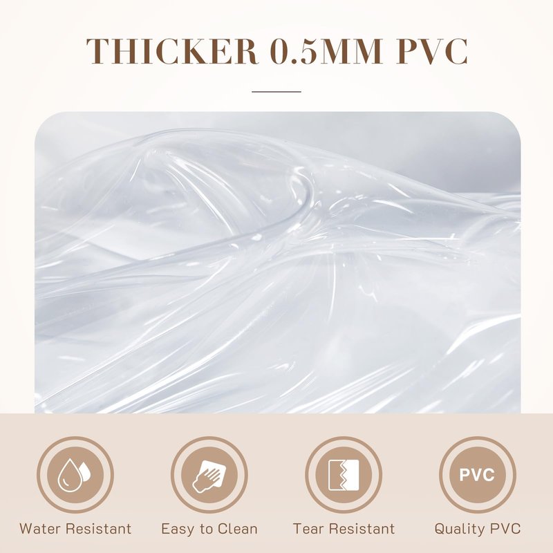 Missnine Clear Mini Backpack Stadium Approved, Thick PVC Mini Clear Bag for Sport Events, Concert, Festival