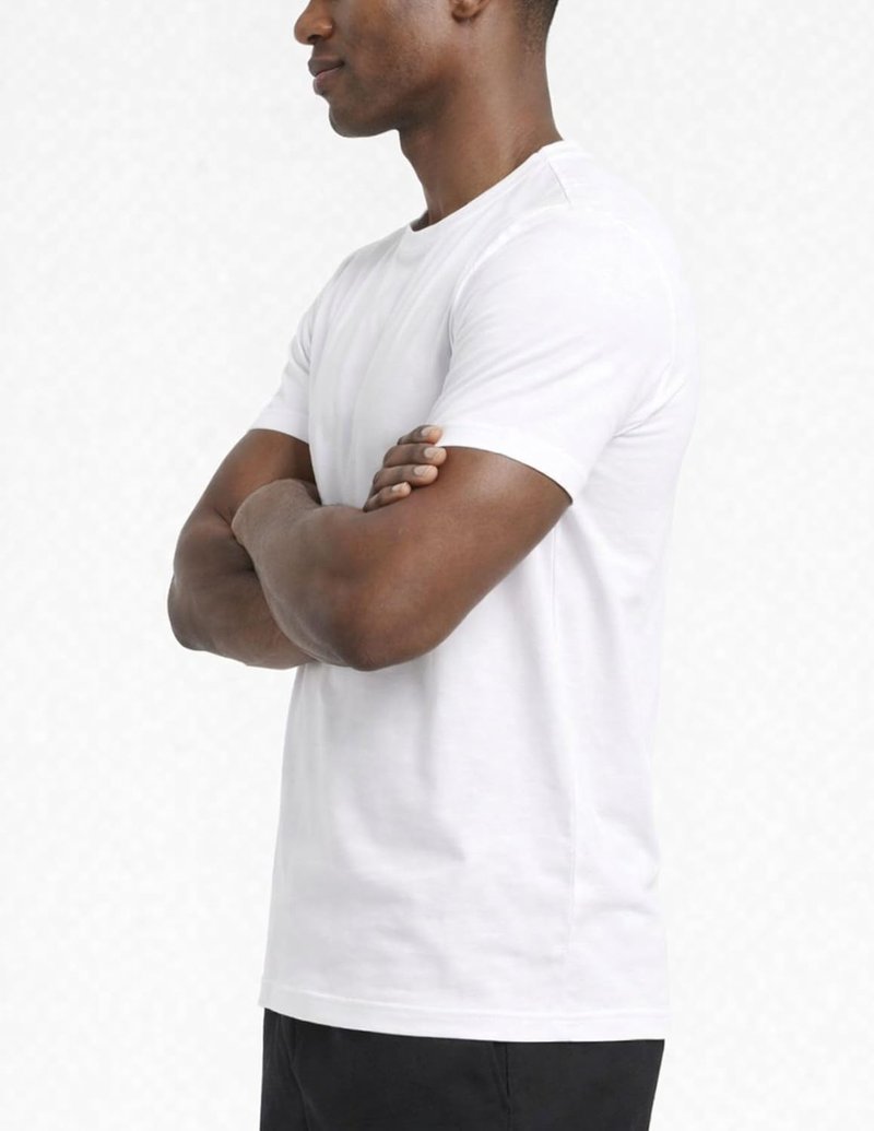 Men's Active Quick Dry Crew Neck T-Shirts - 5 Pack Athletic Workout Short Sleeve Tees