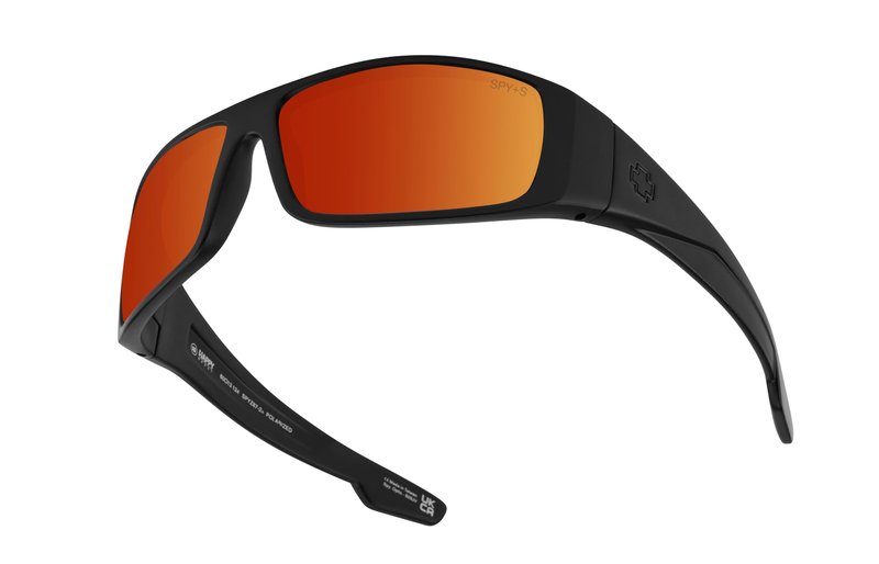 Spy Optic Logan Ansi Rx Matte Black/Happy Boost Polar Orange Mirror One Size