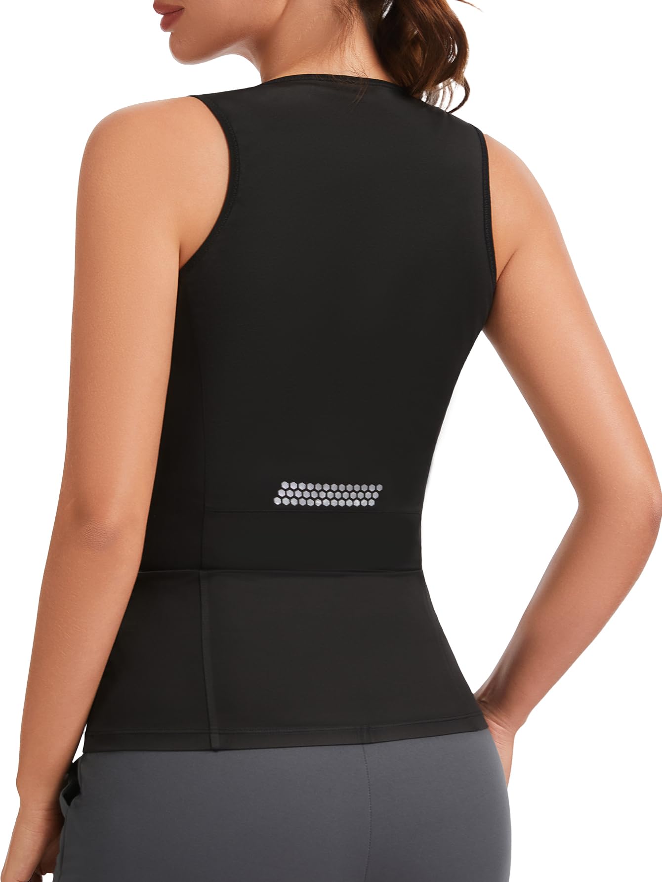 Sauna Vest for Women Sweat Waist Trainer Vest Sauna Suit Workout Tank Top