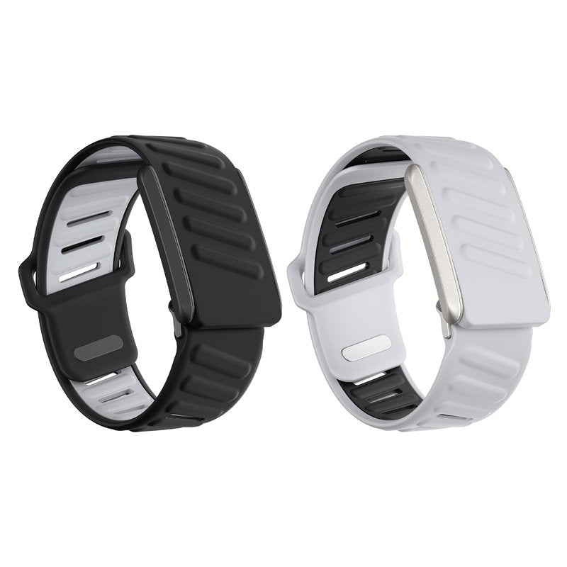 Y-Kocos Sport Bicep Bands for Whoop 4.0-2 Pack Adjustable Silicone Breathable Wristbands Replacement Strap Compatible with Whoop 4.0/3.0 Sleep, Wearable Health, Fitness & Activity Tracker