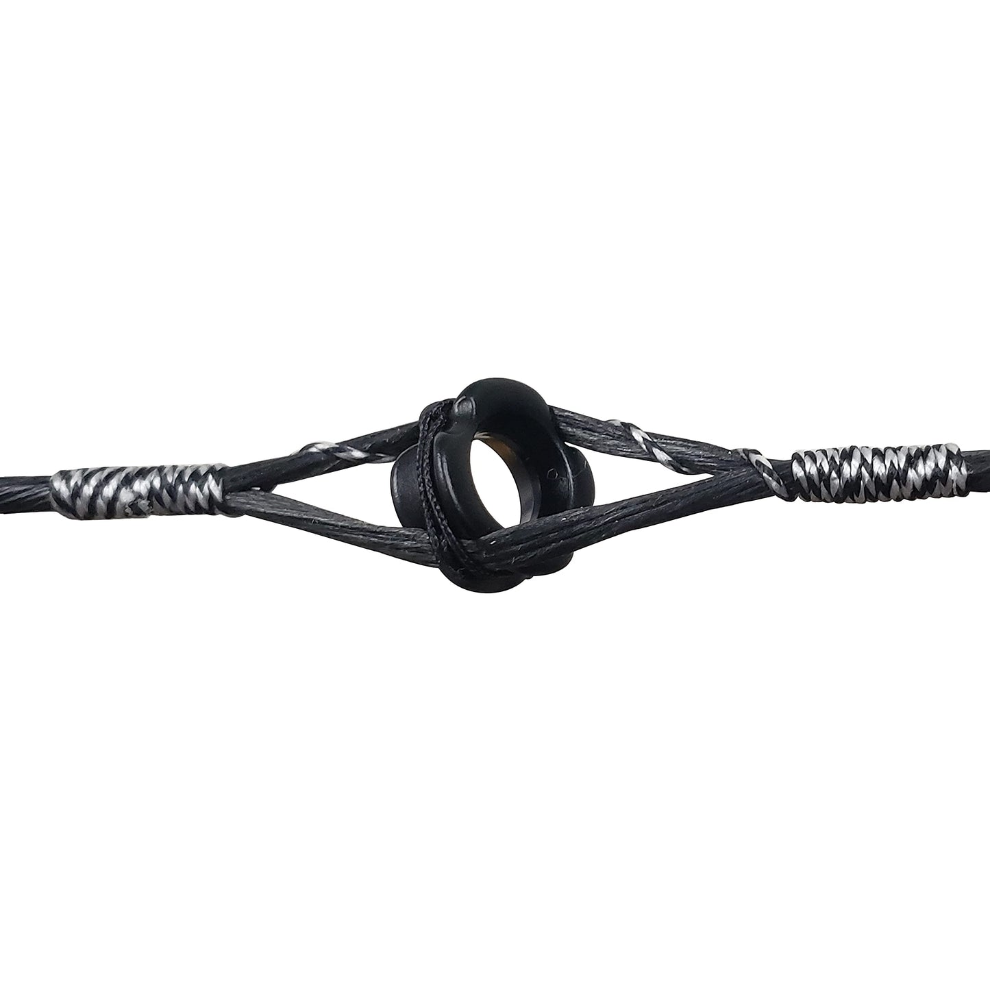 Southland Archery Supply SAS Aluminum Peep Sight for Archery Compound Bow - 2/Pack (Black, 1/8 in)