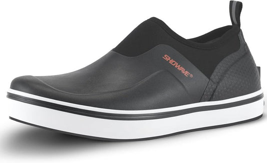 Men's Waterproof Deck Shoes - Breathable Non-Slip Rain Boots for Outdoor Activities | Short Sailing Booties