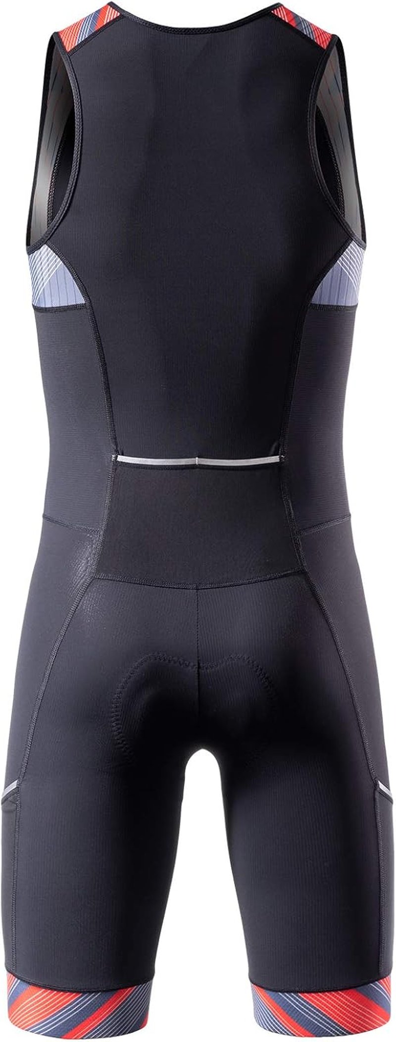 MY KILOMETRE Triathlon Suit for Men - One-Piece Sleeveless Quick-Dry Design with Pockets