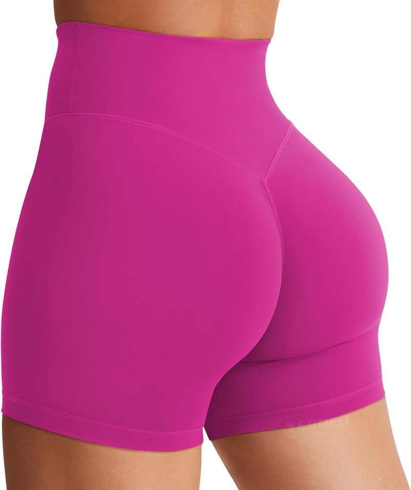 YEOREO Women's High Waist Biker Shorts - SoftHue Tummy Control Gym Shorts | 3.6"/4.5"/6" Sizes
