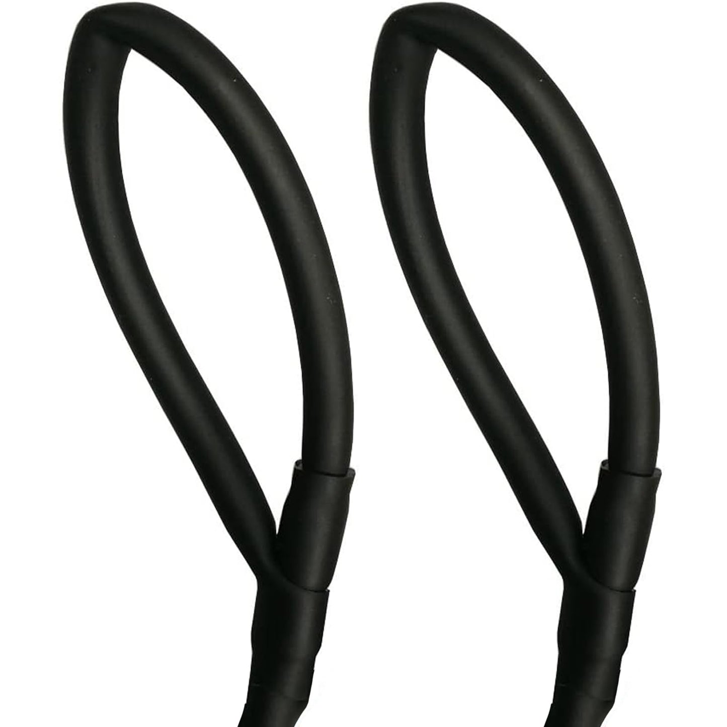 Pedal Resistance Bands Exercise Bands with Handles & Door Anchor for Billy's Bootcamp Weight Loss Tae Bo Boxing,Working Out,Pilates,Physical Therapy,Strength Training,Fitness,Yoga. (Black)