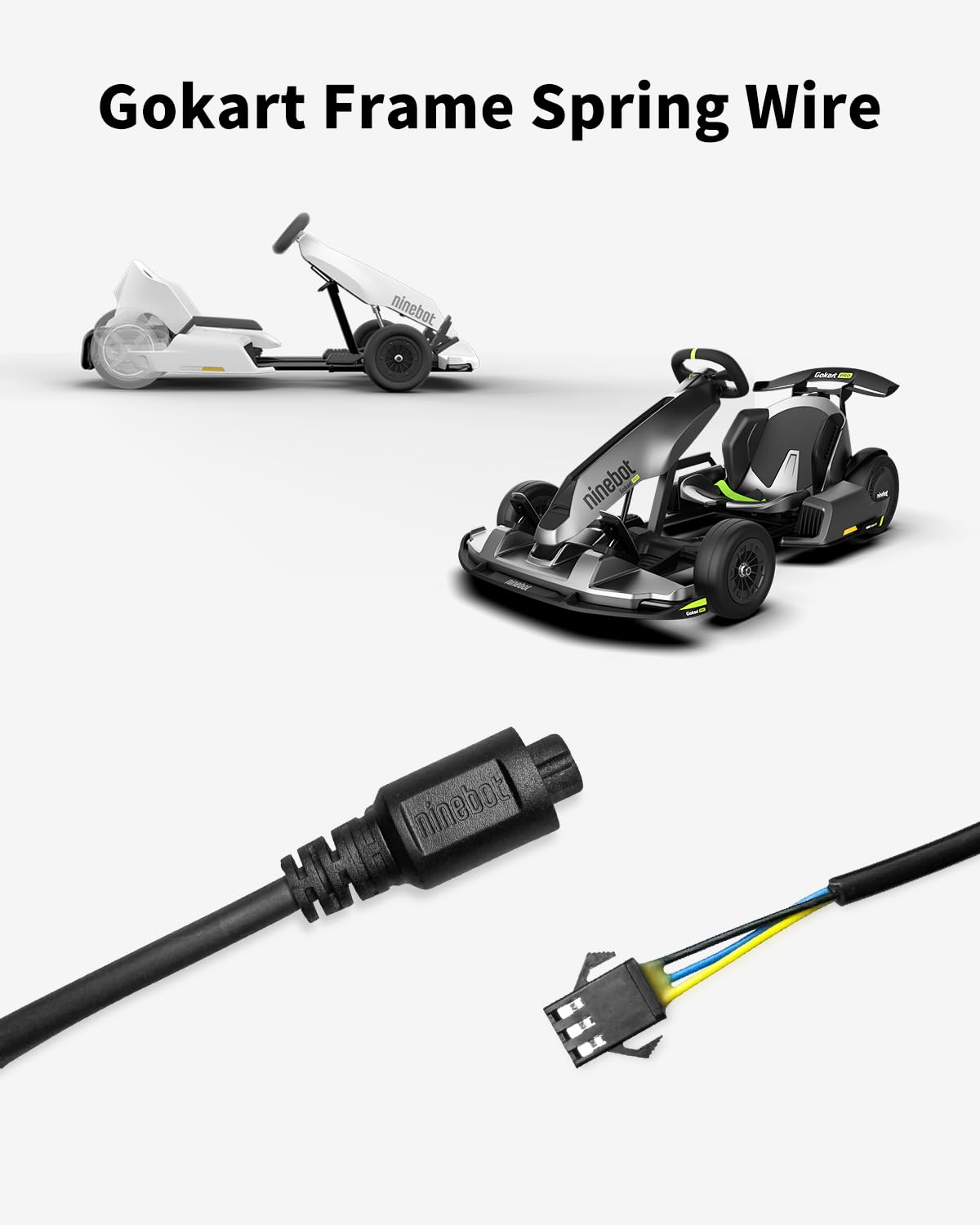 HENGLIANG Frame Spring Line Compatible with Segway Ninebot Go Kart Kit Gokart PRO Scooter Replacements Frame Spring Wire GoKart Original Replacement Accessories