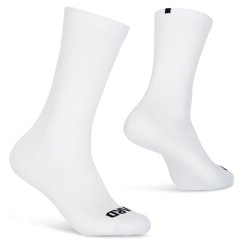 IZOARD Performance Cycling Socks – Compression, Moisture-Wicking Crew Bike Socks (US, Alpha, Large, X-Large, Regular, Regular, 1, White)