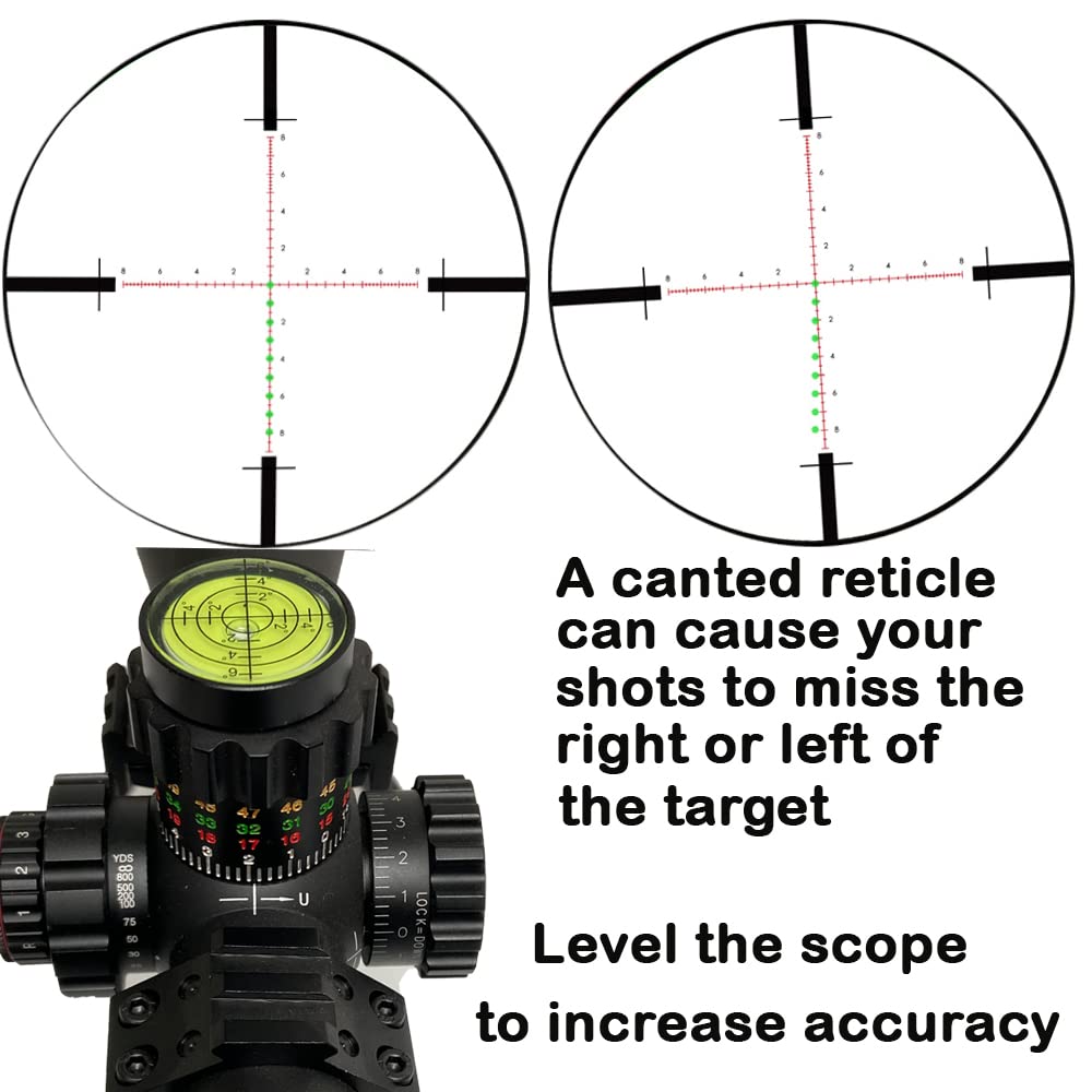 30mm Tube Anti-Cant Rifle Scope Bubble Level