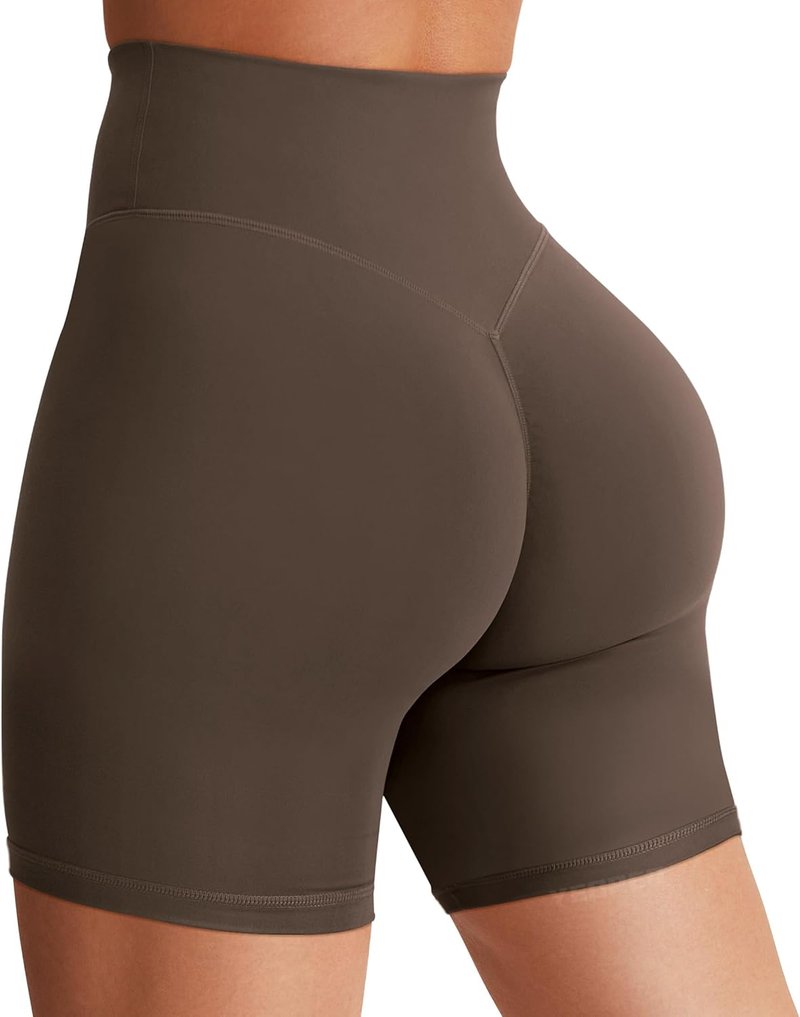 YEOREO Women's High Waist Biker Shorts - SoftHue Tummy Control | 3.6"/4.5"/6" Sizes for Yoga & Gym
