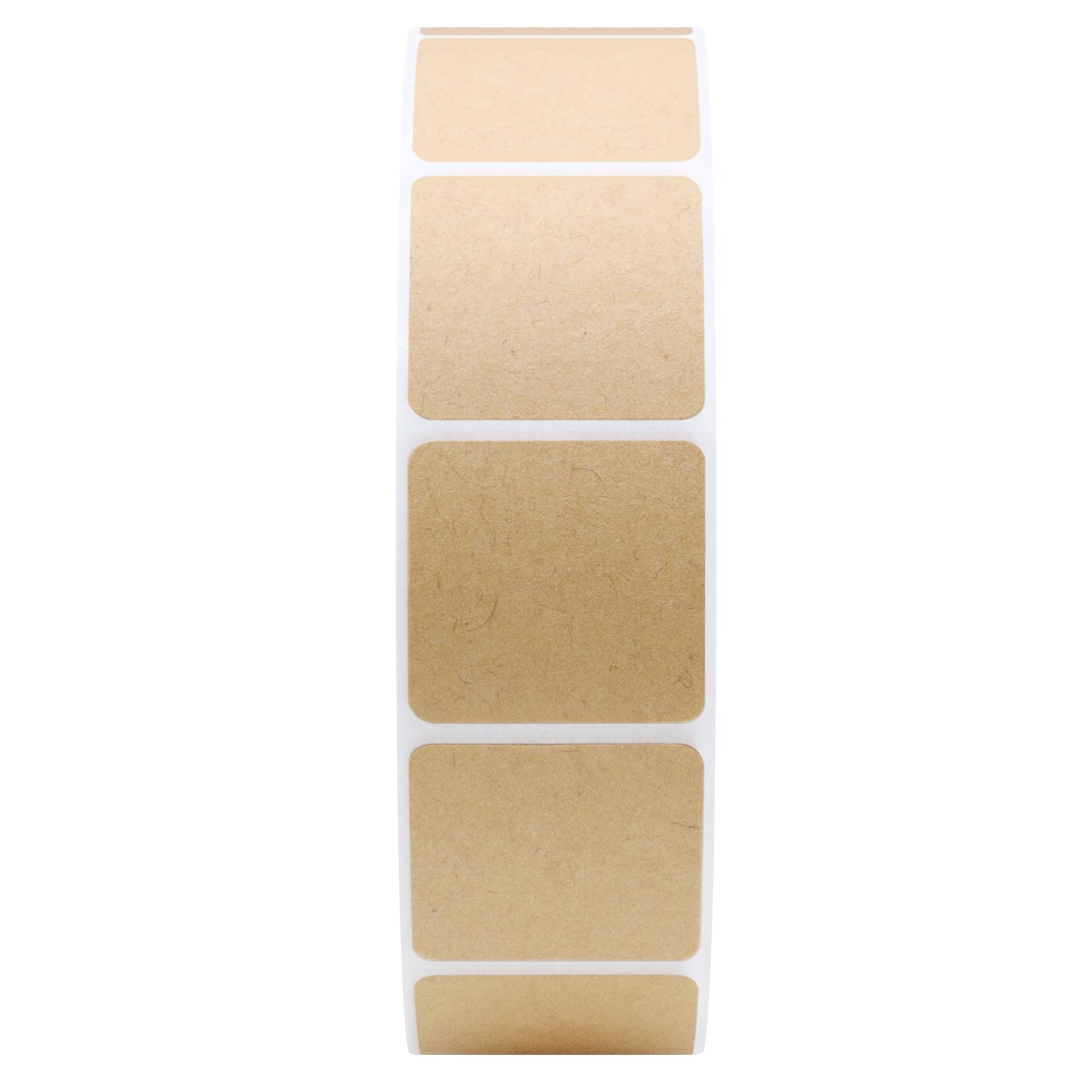 Hybsk 1000pcs Target Pasters 0.85 Inch Square Blank Kraft Stickers for Shooting Range Practice Target Repair