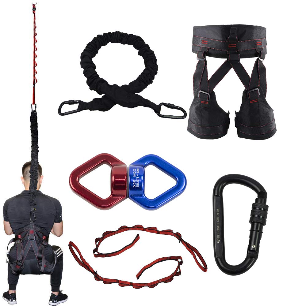 DASKING Pro Yoga Resistance Band - Heavy Duty Bungee Cord for Home Gym, Pilates & Agility Training(Weight Class-4)