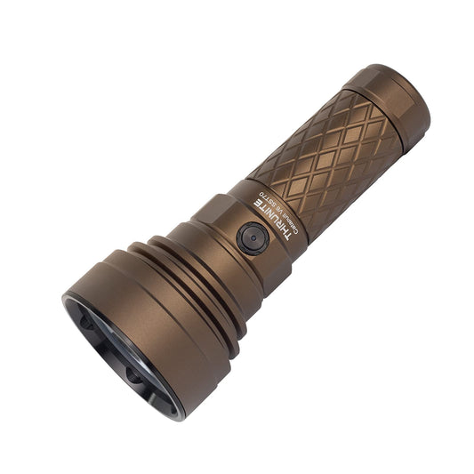 ThruNite Catapult V6 Rechargeable Search Flashlight SST70 LED, Outdoor Spotlight for Hunting, Camping, Hiking (Desert Tan Cool White)