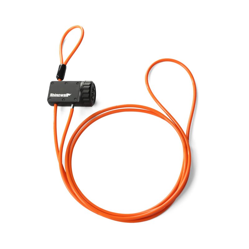 Rhinowalk Bike Lock Cable, 6.56ft Self-Retracting Security Cable, 5mm Diameter, Universal for Bikes, Motorcycles, Scooters & Strollers