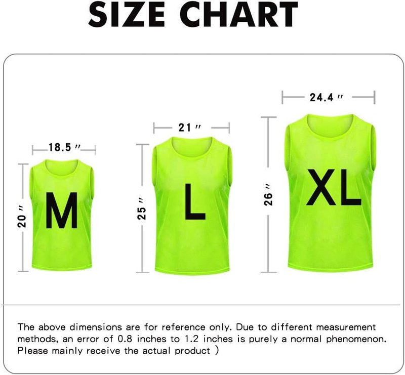 Basketball Jersey - Adult Pinnies | Kids Scrimmage Vests for Soccer Training