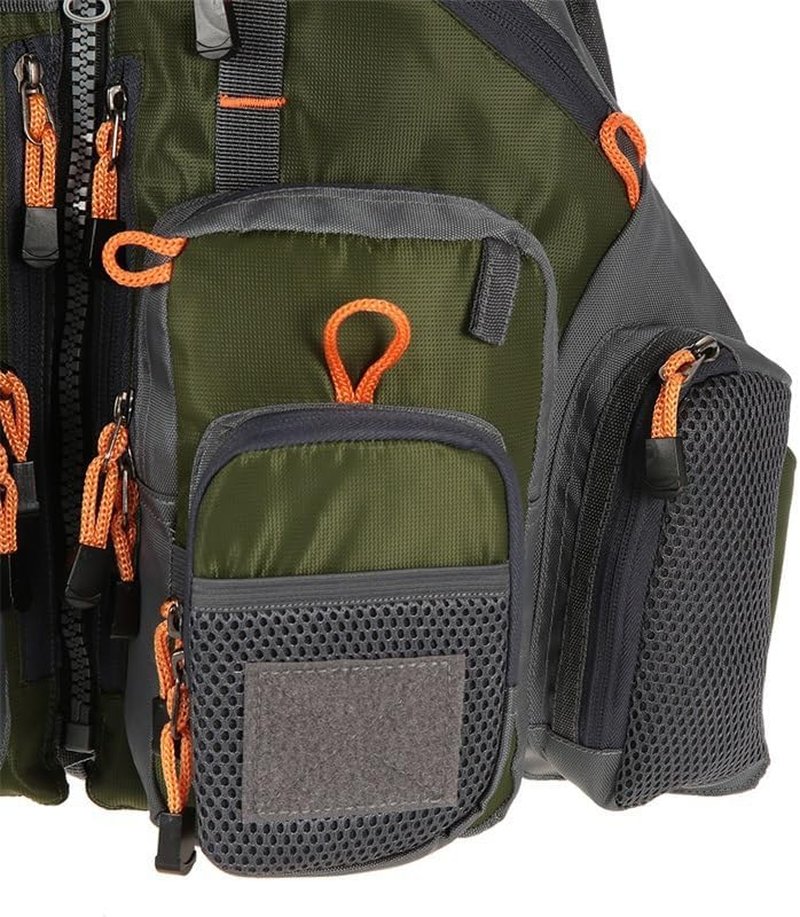 Multifunctional Kayak Life Jackets for Adults - Breathable, Portable Design with Multi-Pockets for Fishing | Detachable Floating Material