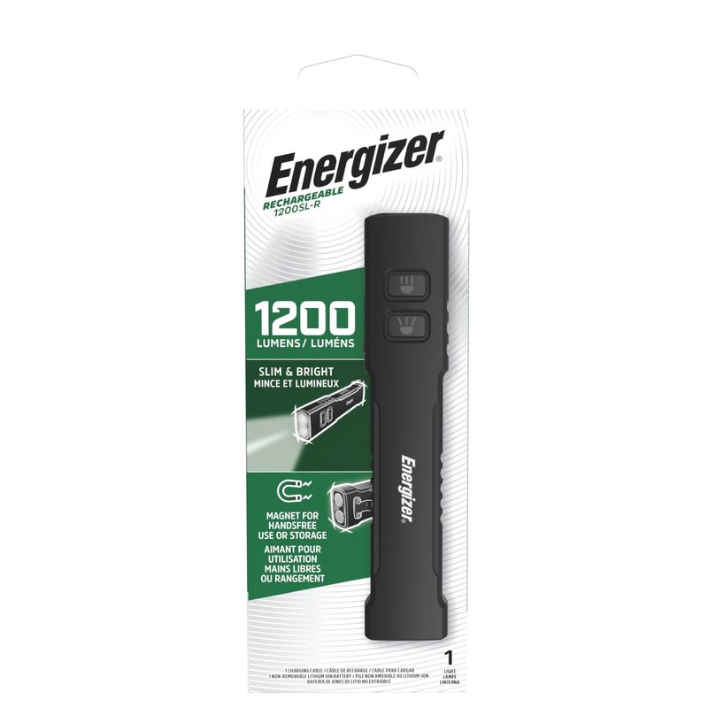 Energizer 1200SL-R Flashlight Rechargeable for EDC, Tactical Flashlight Ultra Bright, IPX4 Water-Resistant, USB-C Cable Included