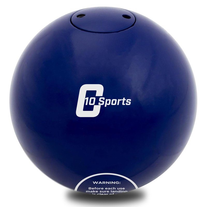 AKABIKE 10Cent Shot Put Color Series Case Iron for Outdoor Track & Field (6lb/2.76kg to 16lb/7.2kg)