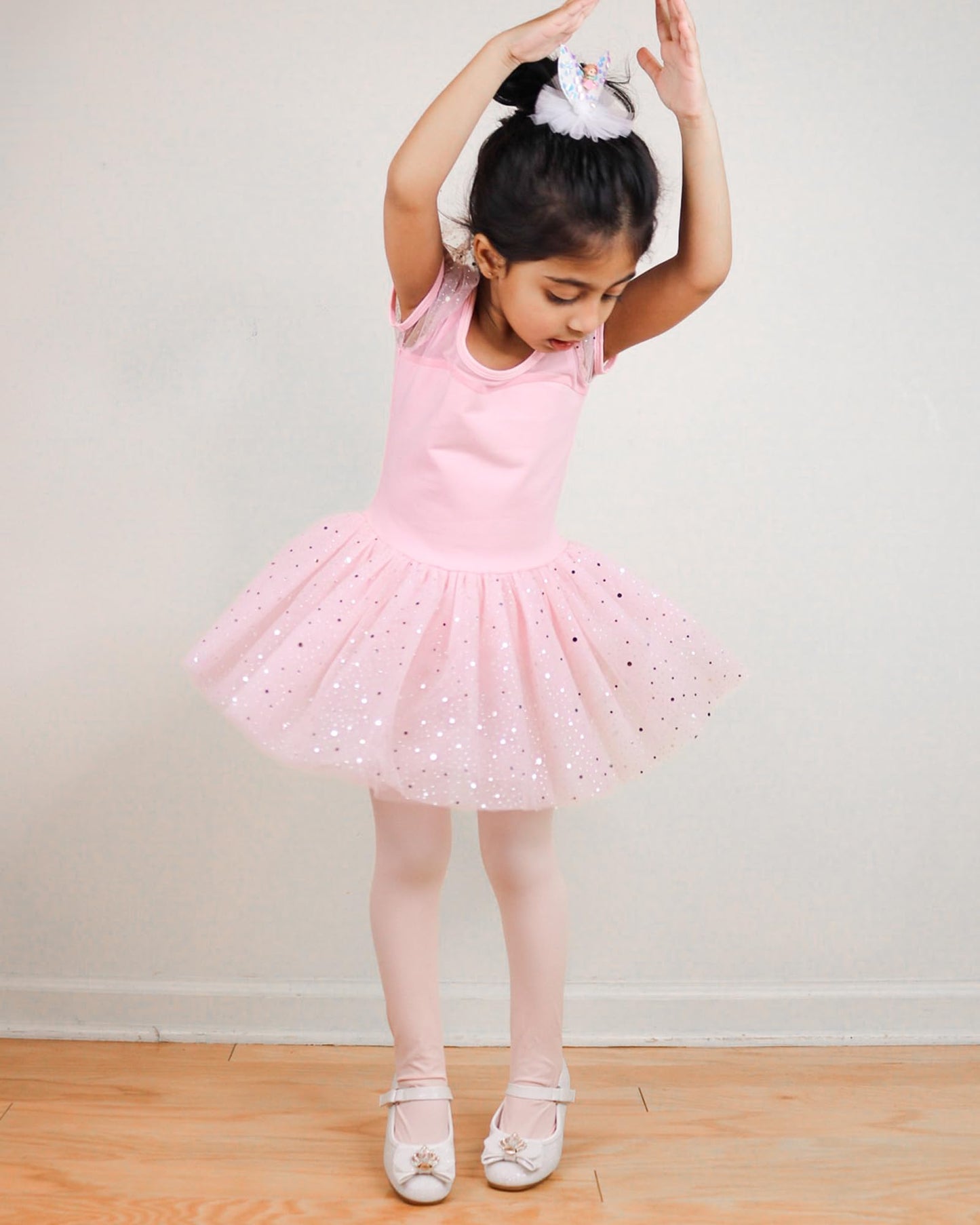 Stelle Girls' Ultra Soft Pro Dance Tight/Ballet Footed Tight(Toddler/Little Kid/Big Kid),2BP+WT,XL