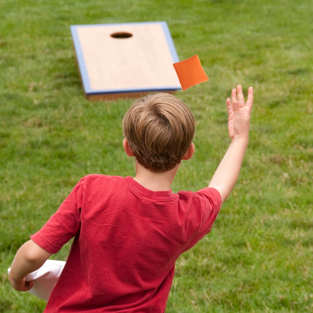 Bean Bags for Tossing 10 Pcs Nylon Cornhole Hand Toss Games for Classroom Backyard and Family Activities