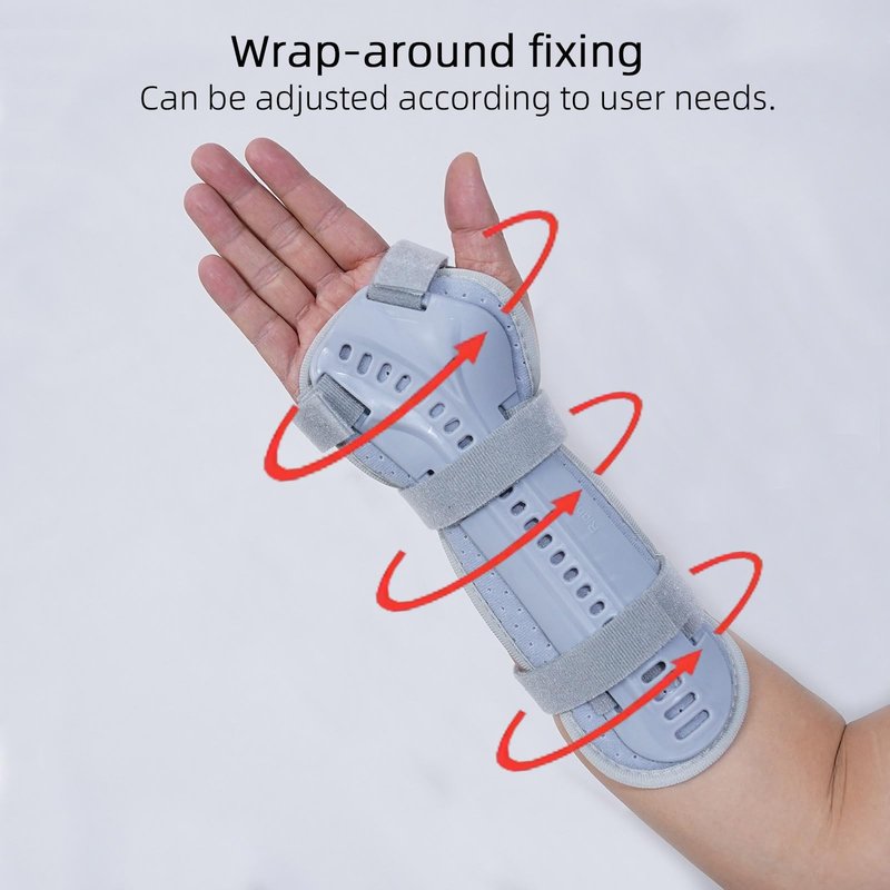 TIERSINI Wrist Fracture Splint,Wrist Brace,for Fractures,Sprains,Pain and Swelling,Arthritis,Tendonitis,Removable Splints for Adult(Right Hand)