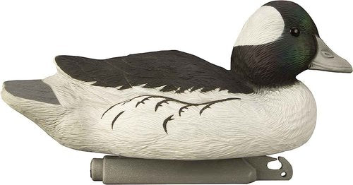 Higdon Outdoors Standard Bufflehead Floater Duck Decoys | Ultra Realistic Drake & Hen Decoys for Waterfowl Hunting | 6 Upright Drakes| Foam-Filled | 6pk