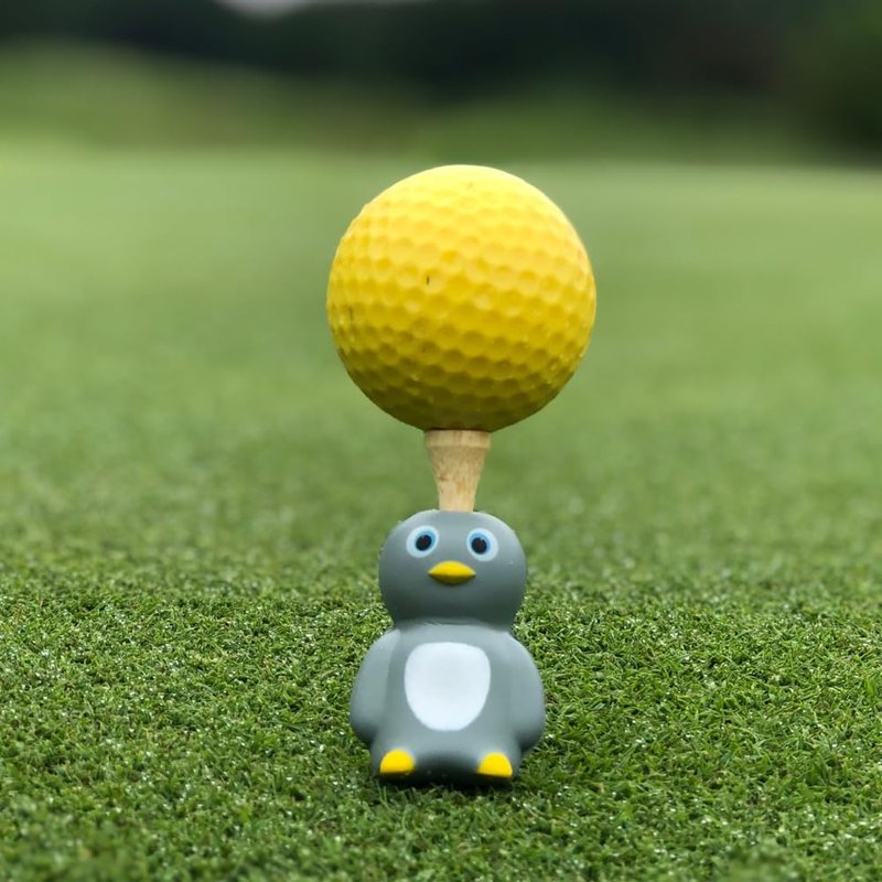 Squishtees Golf Tee Penguin 2 Pack Golf tee Penguin Foam tee That has Insertion for Traditional Golf tees. Used While Playing and Practicing Golf. Make Golf Fun!