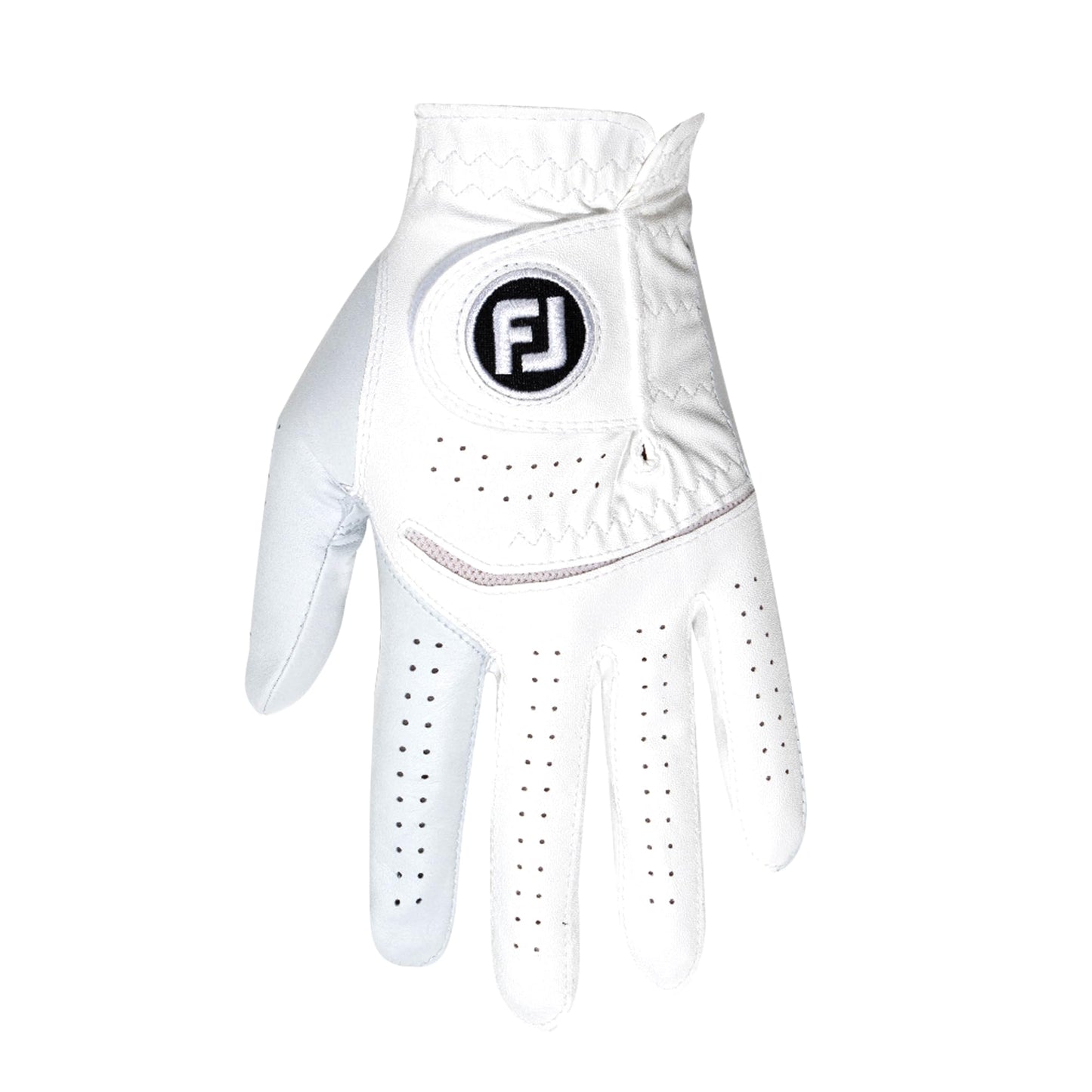 FootJoy Men's SofJoy Golf Glove, White, Cadet Large, Worn on Left Hand