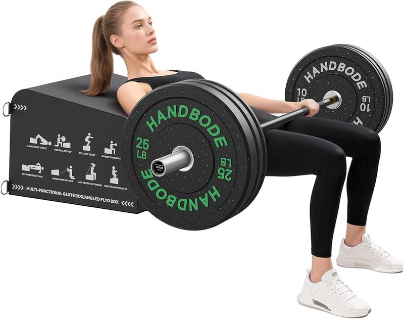 Hip Thrust Bench - Multi-Functional Slip-Free Glute Machine for Home & Gym | Versatile for Squats, Push-Ups, & More