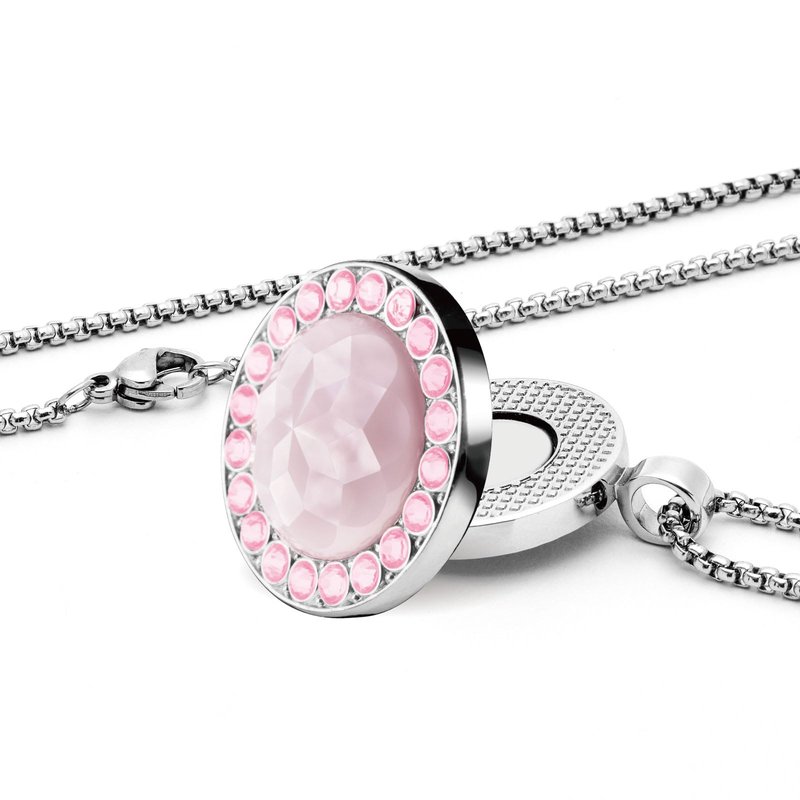 E TRUEE Golf Ball Marker with Ceramic crystal Ball Marker Necklace (20mm Small size) Gifts Accessories Women Golfers