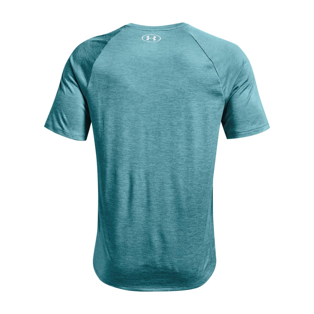 Under Armour Men's Tech 2.0 Short-Sleeve T-Shirt, Cloudless Sky (404)/White, 4X-Large Tall