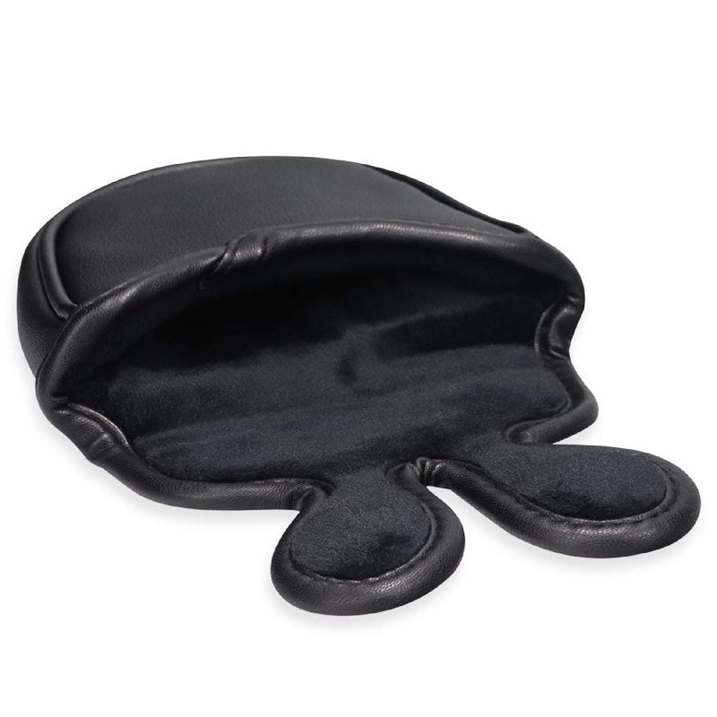 Craftsman Golf Clean and Simple Black Mallet Putter Head Cover Headcover for Center Shaft Putter