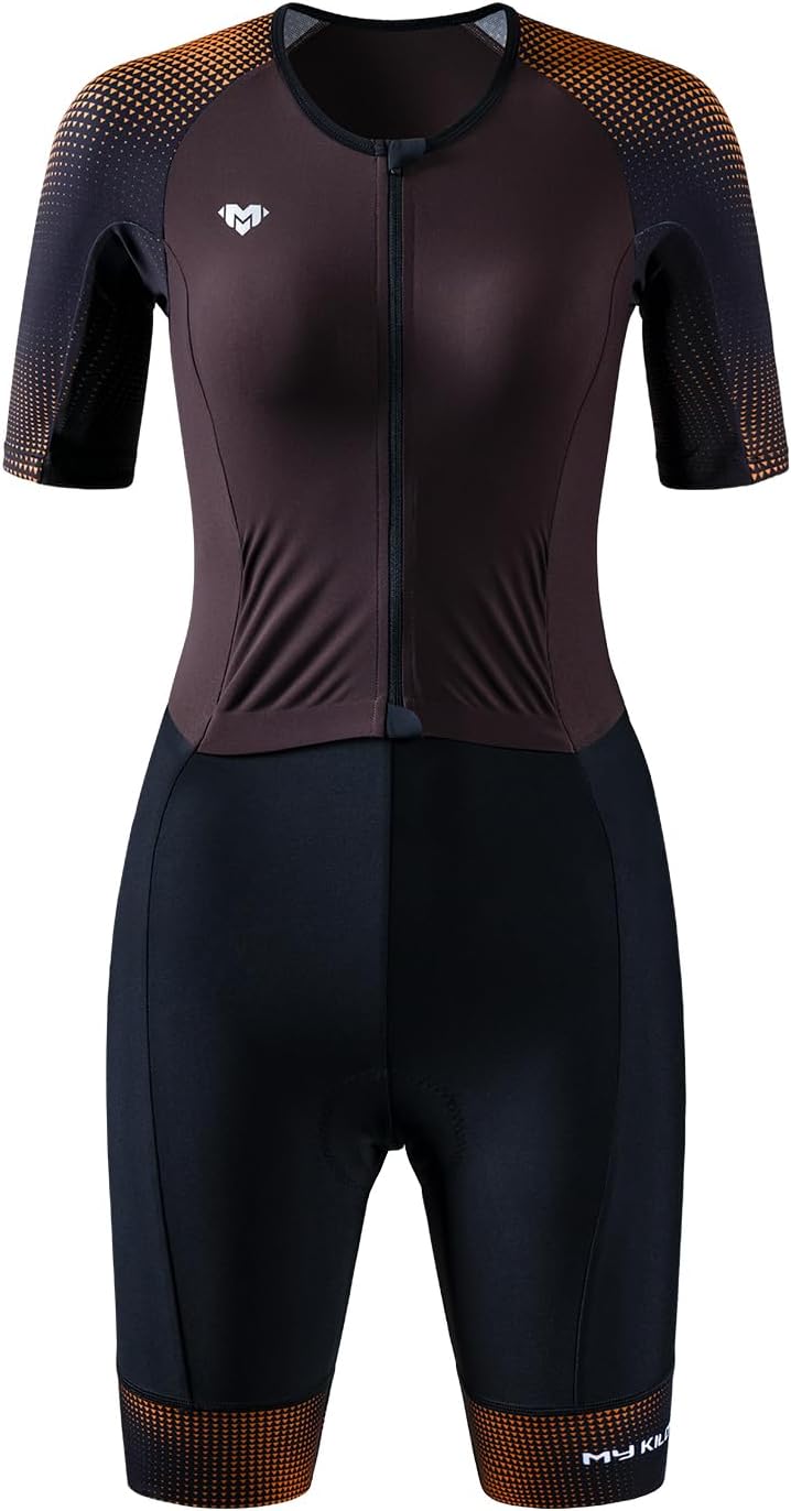 Women's Triathlon Suit - Quick-Drying One-Piece with Front Zip & UPF 50+ Protection | Perfect for Racing & Training