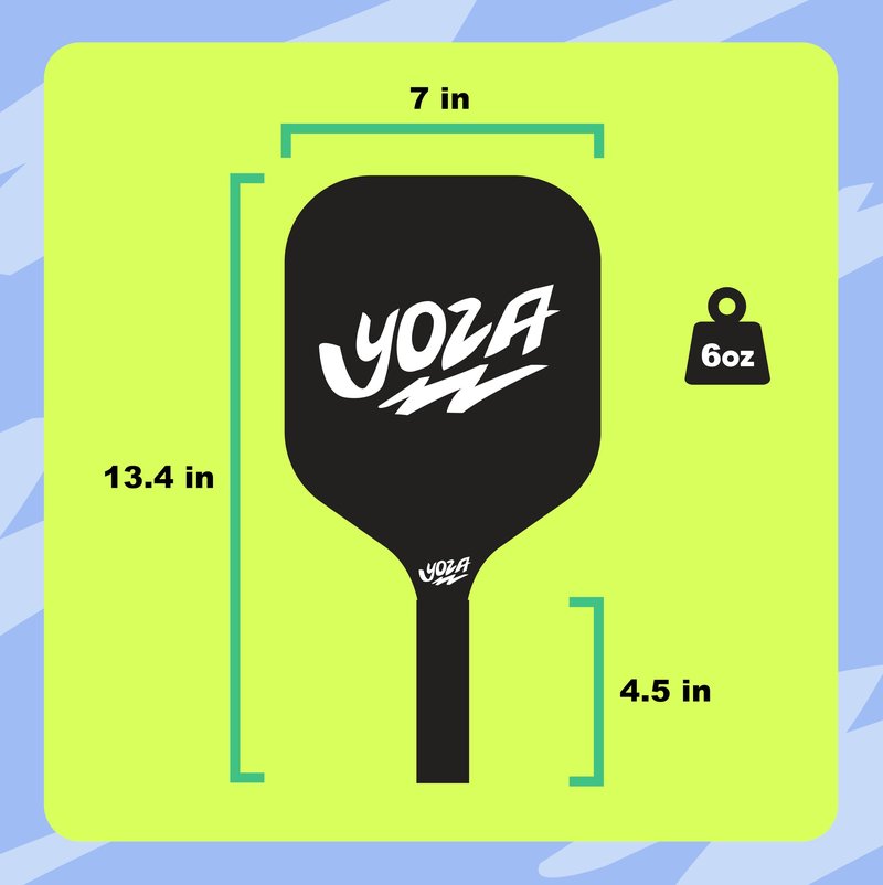 Kids Pickleball Paddle - Panda Pickleball Paddle, Lightweight, Fiberglass, Better Control, Beginner Racket, Perfect Pickleball Gift for Children Ages 4-12, Yoza