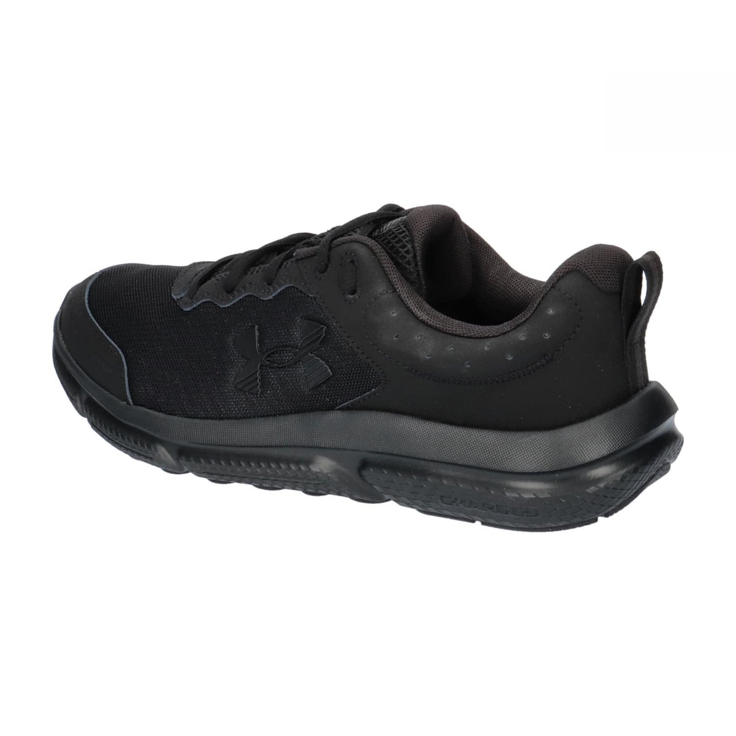 Under Armour Men's Charged Assert 10 Shoes, (002) Black/Black/Black, 8.5 Wide