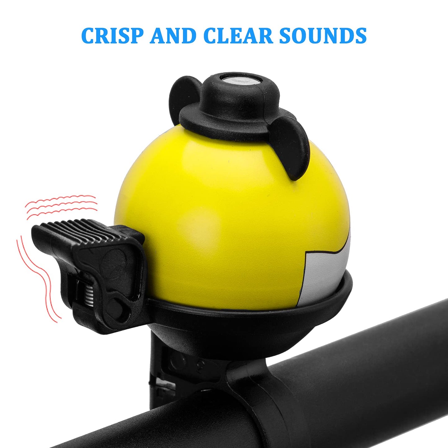 ROCKBROS Bike Bell for Kids Bicycle Bells Cycling Bells Cute Ring Ball Bike Accessories for Girls Boys Scooter Bike