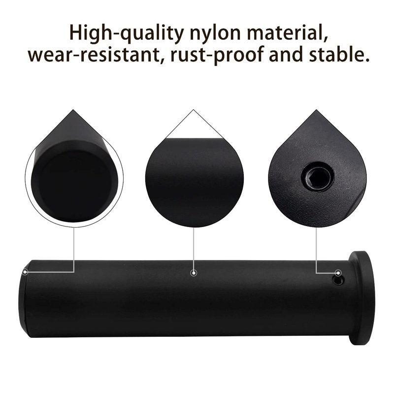 LFJ Nylon Olympic Adapter Sleeve Converts 1" standard Weight plate posts to 2" Olympic Weight posts (12 inches, 2)